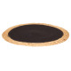 SOTTOPENTOLA SPARTO SPIRALE TESSUTO NERO 35CM