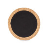 SOTTOPENTOLA SPARTO SPIRALE TESSUTO NERO 35CM