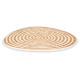 SALVAMANTEL ESPARTO CENTRO TELA BLANCO 35CM