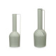 VASE HAUT EN ACIER  VERT PASTEL