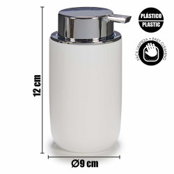 SET 4 PEZZI ARTICOLI DA BAGNO BIANCO