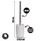 4 PIECES SET WHITE BATHROOM ITEMS