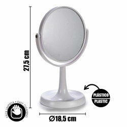 SET 4 PEZZI ARTICOLI DA BAGNO BIANCO
