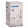 SET 4 PEZZI ARTICOLI DA BAGNO BIANCO