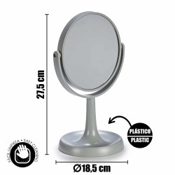 SET 4 PIECES ARTICLES DE BAIN GRIS