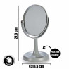 SET 4 PIECES ARTICLES DE BAIN GRIS