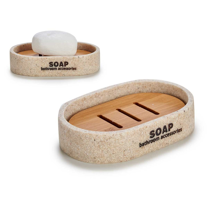 PORTE SAVON BAIN EN RESINE