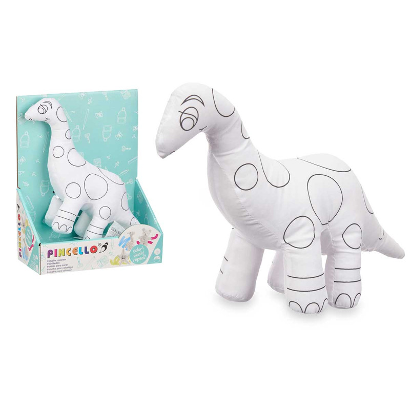 COLORING PLUSH DINOSAUR