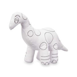 PELUCHE À COLORIER DINOSAURE 30CM