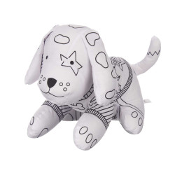 COLORING PLUSH DOG