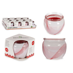 BOUGIES AROMATIQUES GERANIUM POT VERRE