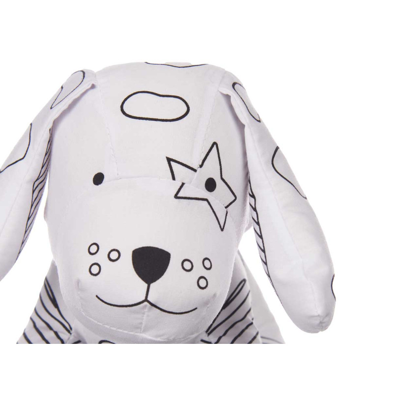 COLORING PLUSH DOG