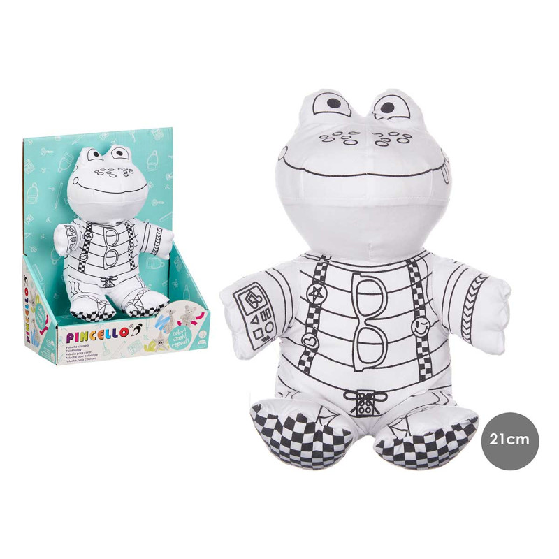 PELUCHE COLOREAR RANA