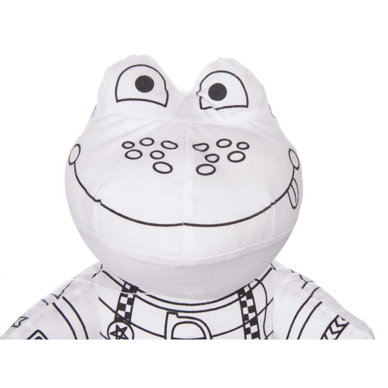 COLORING PLUSH FROG