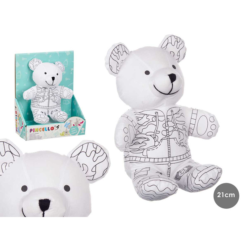 COLORING PLUSH BEAR