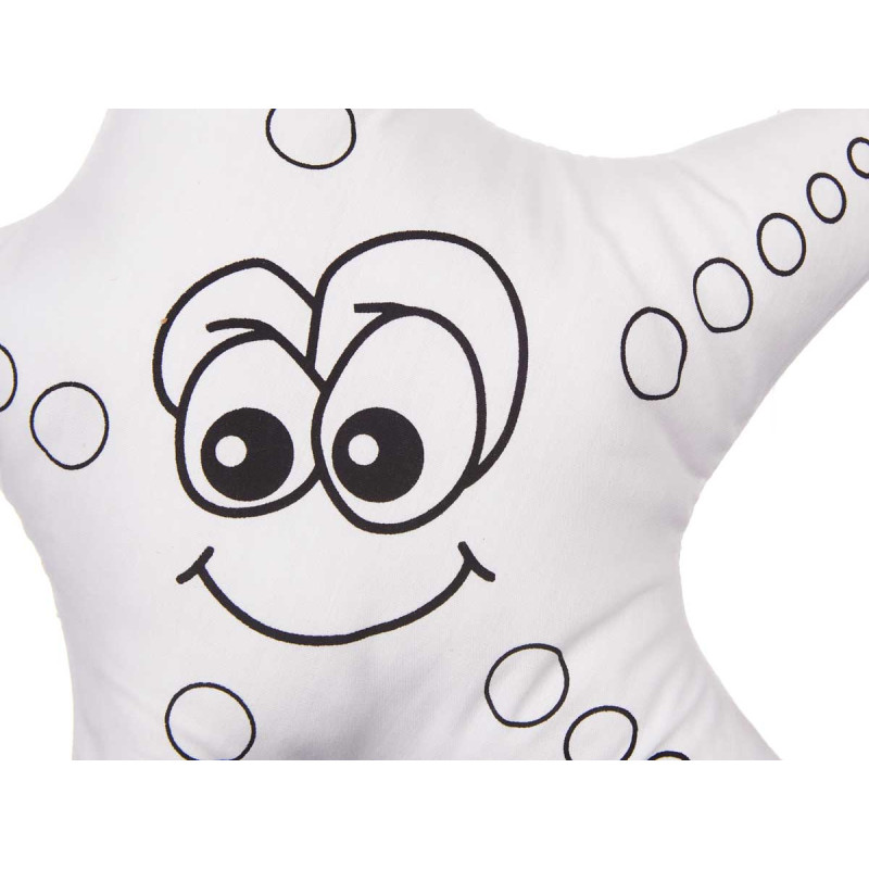 PELUCHE À COLORIER ÉTOILE DE MER 23CM