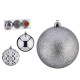 SET 3 PALLA PVC 8CM ARGENTO 