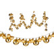 GHIRLANDA 93 PALLE PVC ORO CON LED