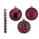 SET 9 BOULE PVC 6CM VIOLET 