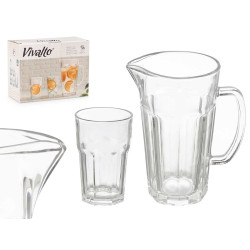 SET 5 PCS CARAFE ET VERRES À EAU