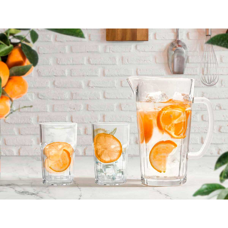 SET 5 PCS CARAFE ET VERRES À EAU