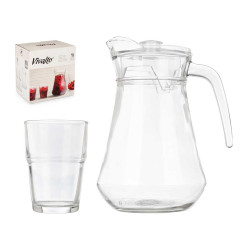SET 5 PCS CARAFE ET VERRES À SODA