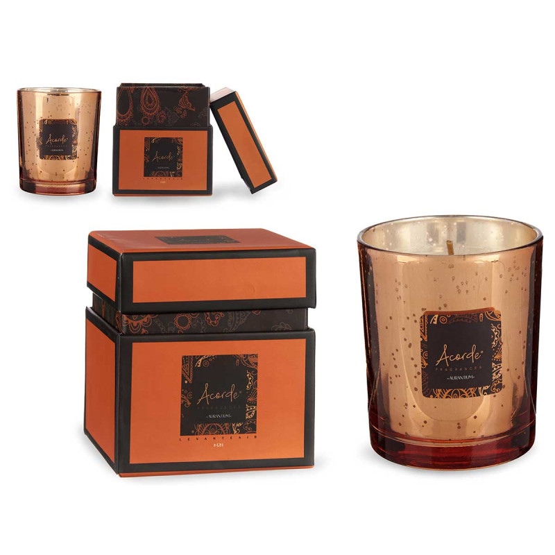CANDELA ARANTIUM CON CASSA ARANCIO CANNELLA