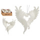 ADDOBBO ALBERO NATALE PICCOLE ALI BIANCO