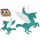 ADDOBBO ALBERO NATALE UNICORNO VERDE MENTA