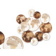 WALL DECORATION 12 SPHERES WORLD MAP 2 COLOURS
