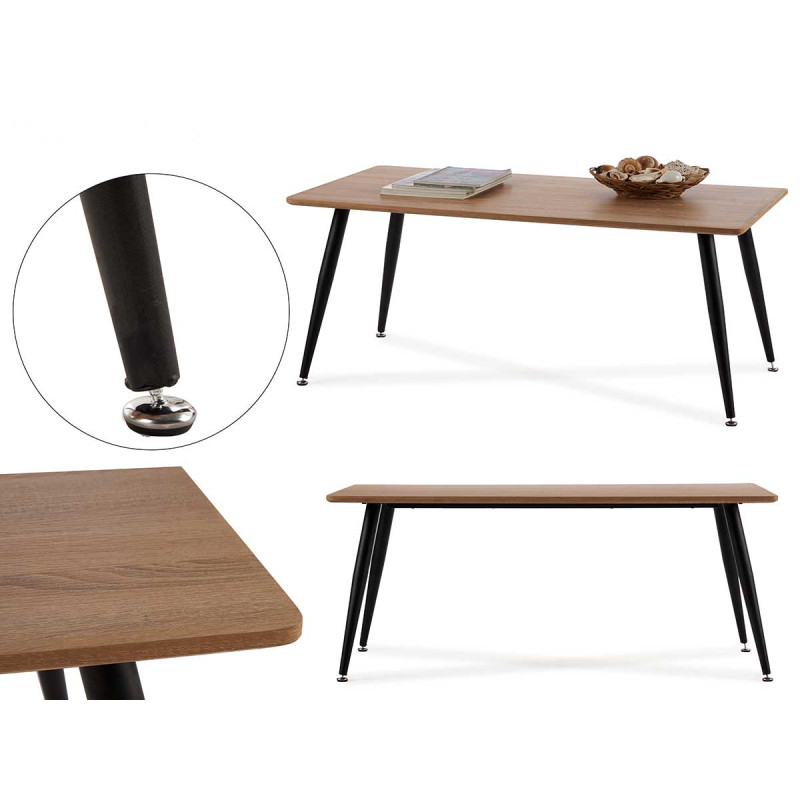 MESA DE CENTRO EFECTO MADERA