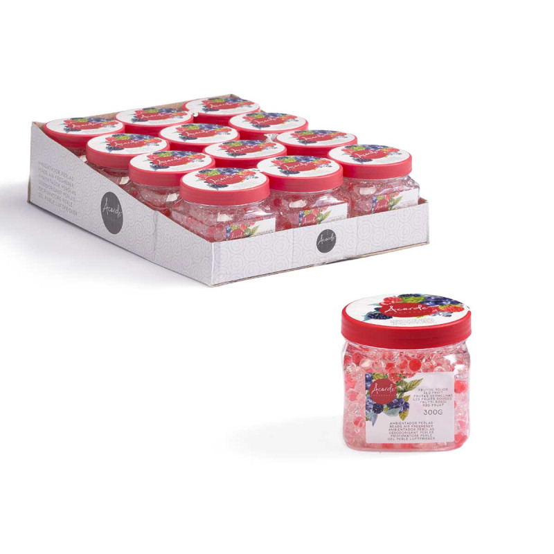 PROFUMATORE AMBIENTE PALLINE GEL FRUTT ROSSI 300GR