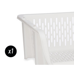VERDULERO APILABLE BLANCO