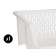 WHITE VEGETABLE RACK