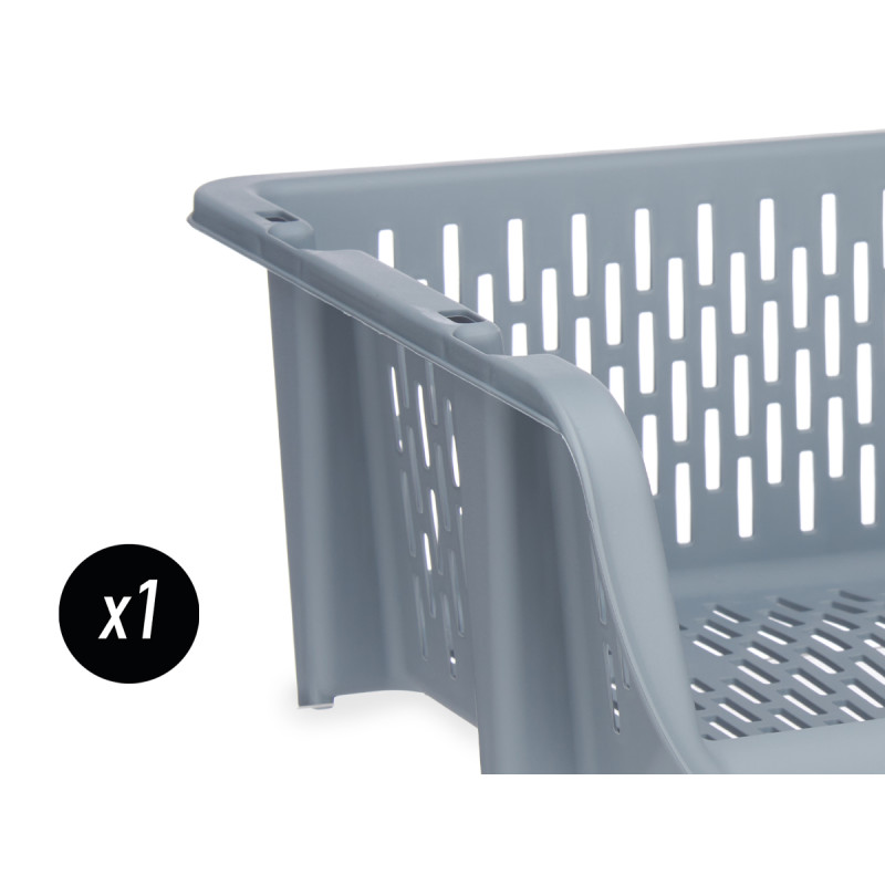 PORTAVERDURE IMPILABILE GRIGIO