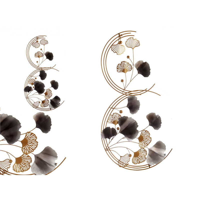 PANNEAU HORIZONTAL ROND AVEC FLEURS 