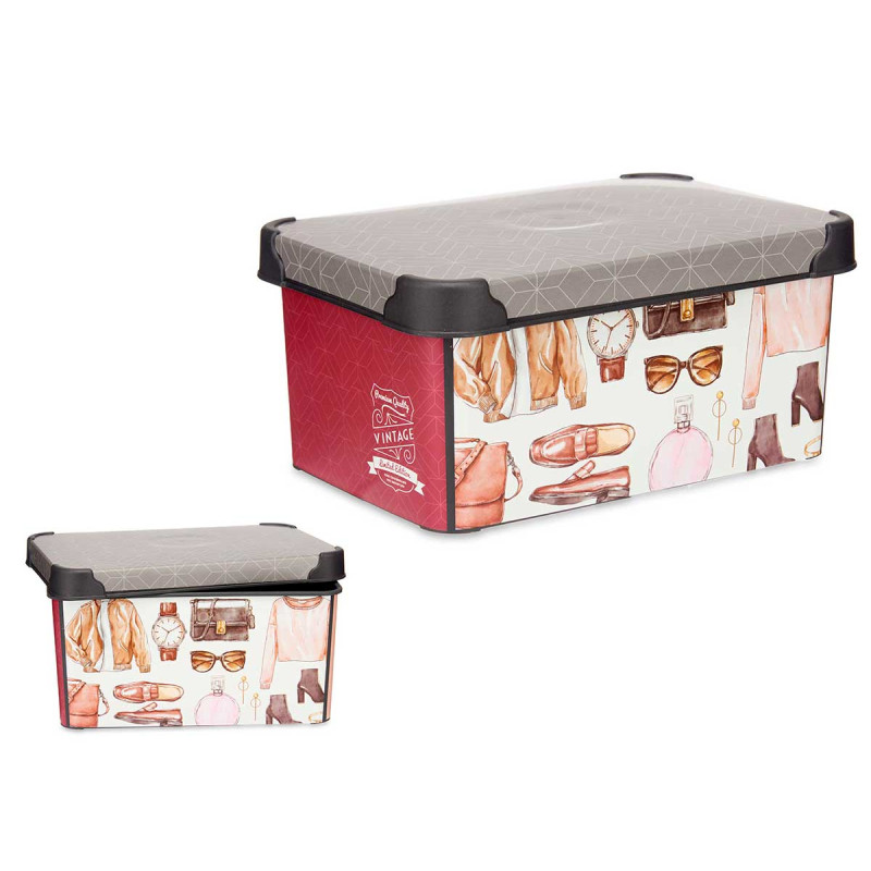 5L VINTAGE PLASTIC BOX