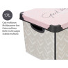 17L VIBES PLASTIC BOX WITH HANDLE