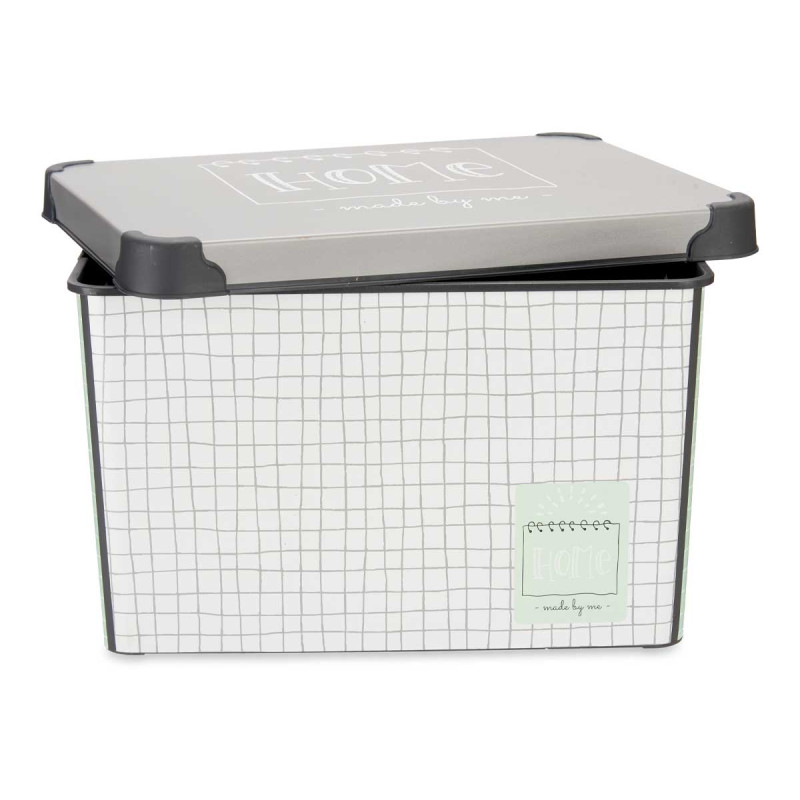17L HOME PLASTIC BOX WITH HANDLE