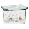 17L ROAD PLASTIC BOX WITH HANDLE