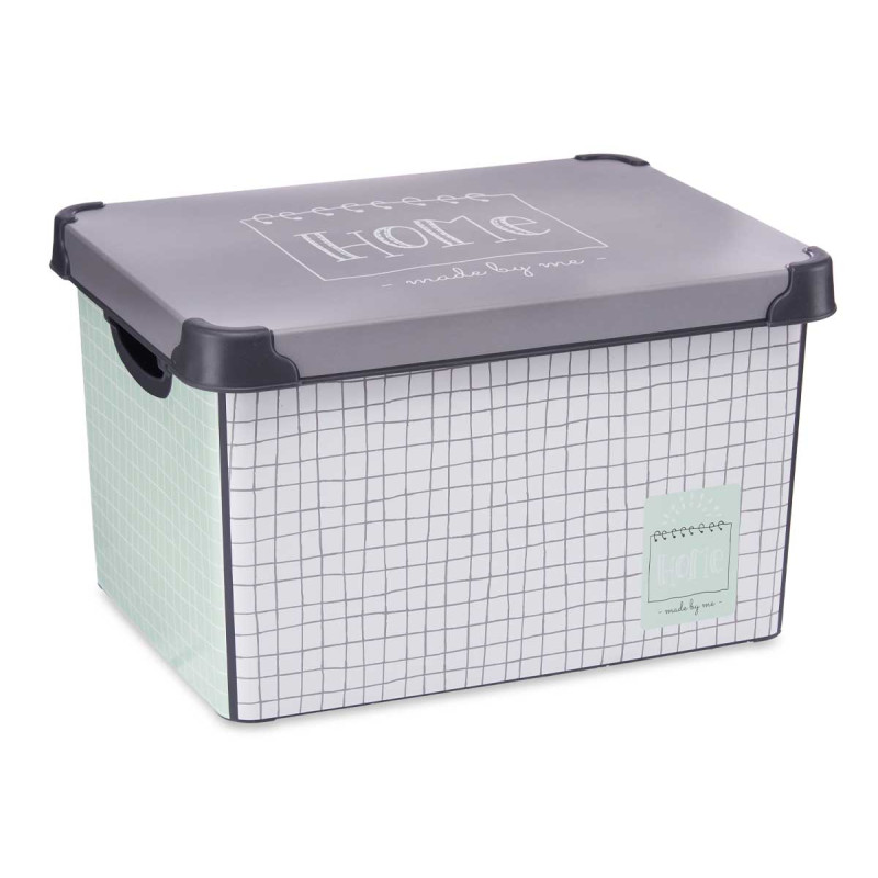 22L HOME PLASTIC BOX WITH HANDLE