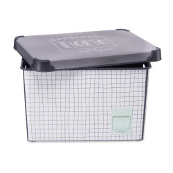 CAIXA PLÁSTICO 22L HOME COM PEGA