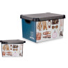 22L VINTAGE PLASTIC BOX WITH HANDLE