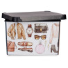 22L VINTAGE PLASTIC BOX WITH HANDLE