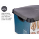 22L VINTAGE PLASTIC BOX WITH HANDLE