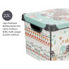 22L ROAD PLASTIC BOX WITH HANDLE