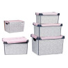 SET 3 PEZZI SCATOLE PLASTICA VIBRA