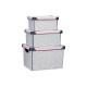 SET 3 PZS VIBES PLASTIC BOXES