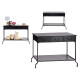 TABLE CONSOLE METAL NOIR 