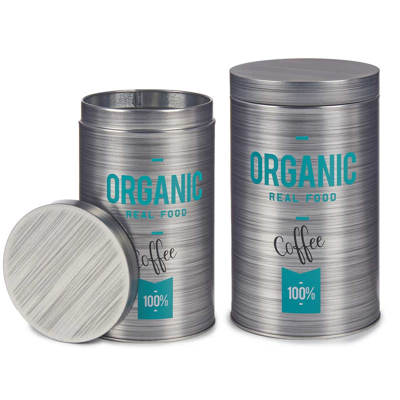 BARATTOLO LATTA ROTONDO CAFFE BIOLOGICO